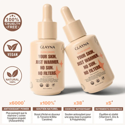 Glayna Gouttes de bronzage buvables