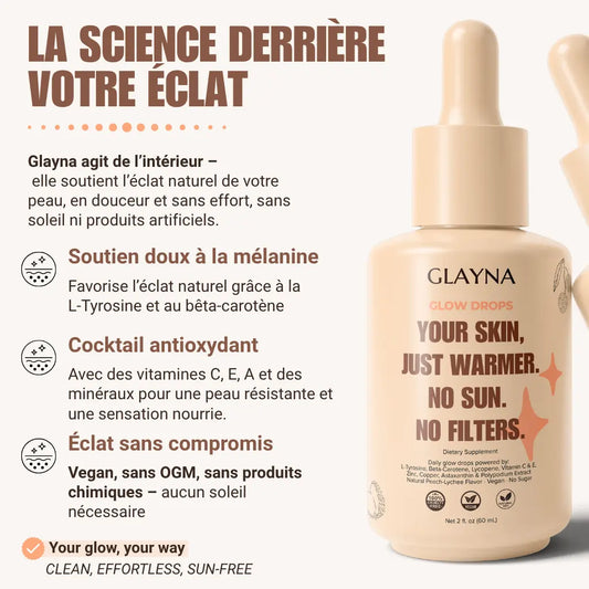 Glayna Gouttes de bronzage buvables